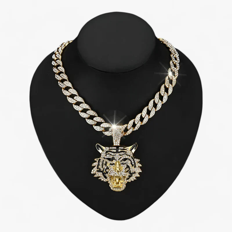 DOMINANT | Hip-Hop Collier - Markanter Tigerkopf-Anhänger