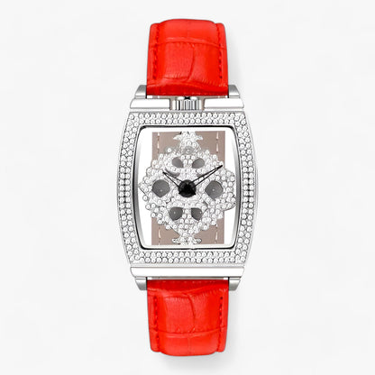 Luxus-Quartz-Uhr - Funkelnde Eleganz für Frauen