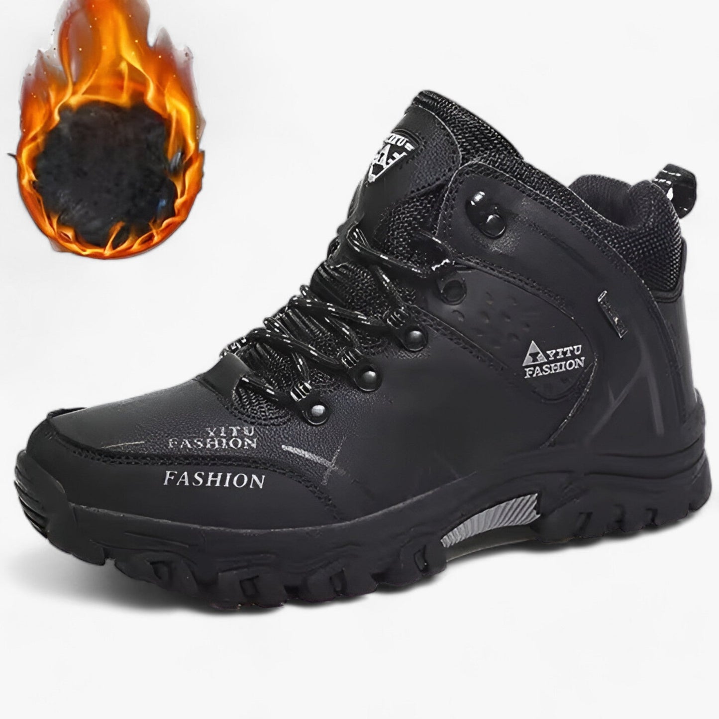Lederstiefel für Schnee - Wasserdicht und Ultra Warm für den Winter