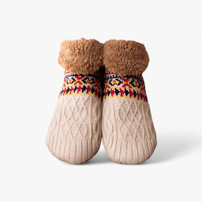 Flauschige Thermosocken - Gemütliche Wärme und rutschfest