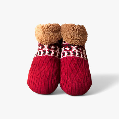 Flauschige Thermosocken - Gemütliche Wärme und rutschfest
