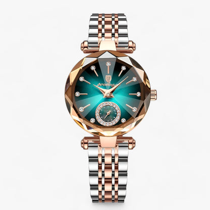 Damen Luxus Edelstahl Uhr - Klassische Eleganz und Haltbarkeit