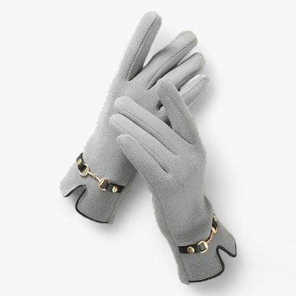 FrostElegance | Winter Touchscreen-Handschuhe - Warmer & Stilvoller Komfort