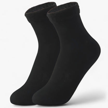 Socken aus samtiger Wolle - Ultimative Winterwärme