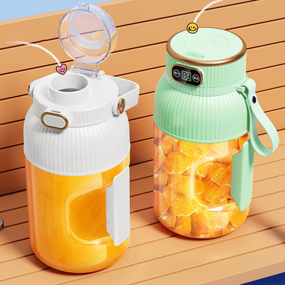 Juice2Go | Duo Multifunktionale tragbare Saftpresse mit Digitalanzeige