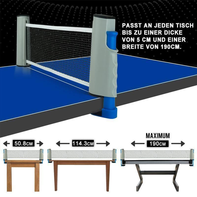 Net2Go™ Ausziehen, einrasten, losspielen!